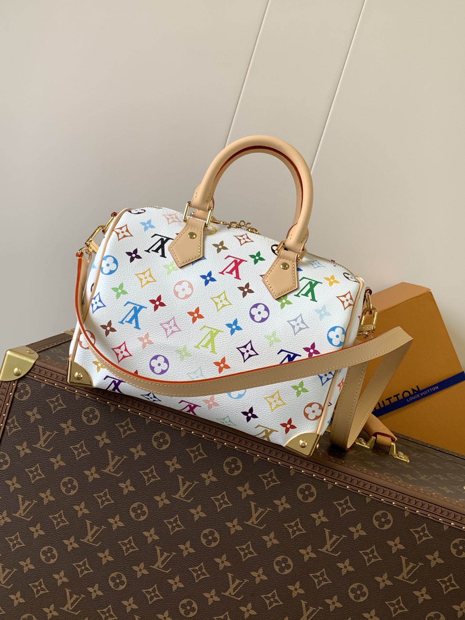 Lv X Tm Speedy Bandoulière 25 Monogram Multicolored M14174