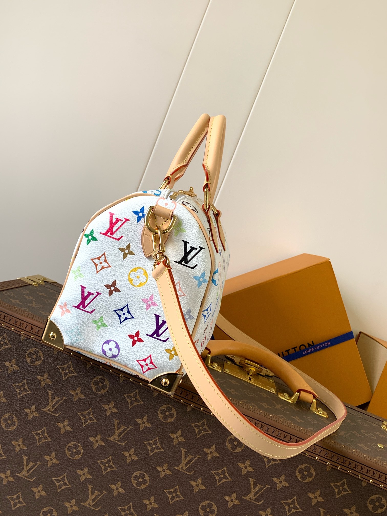 Lv X Tm Speedy Bandoulière 25 Monogram Multicolored M14174