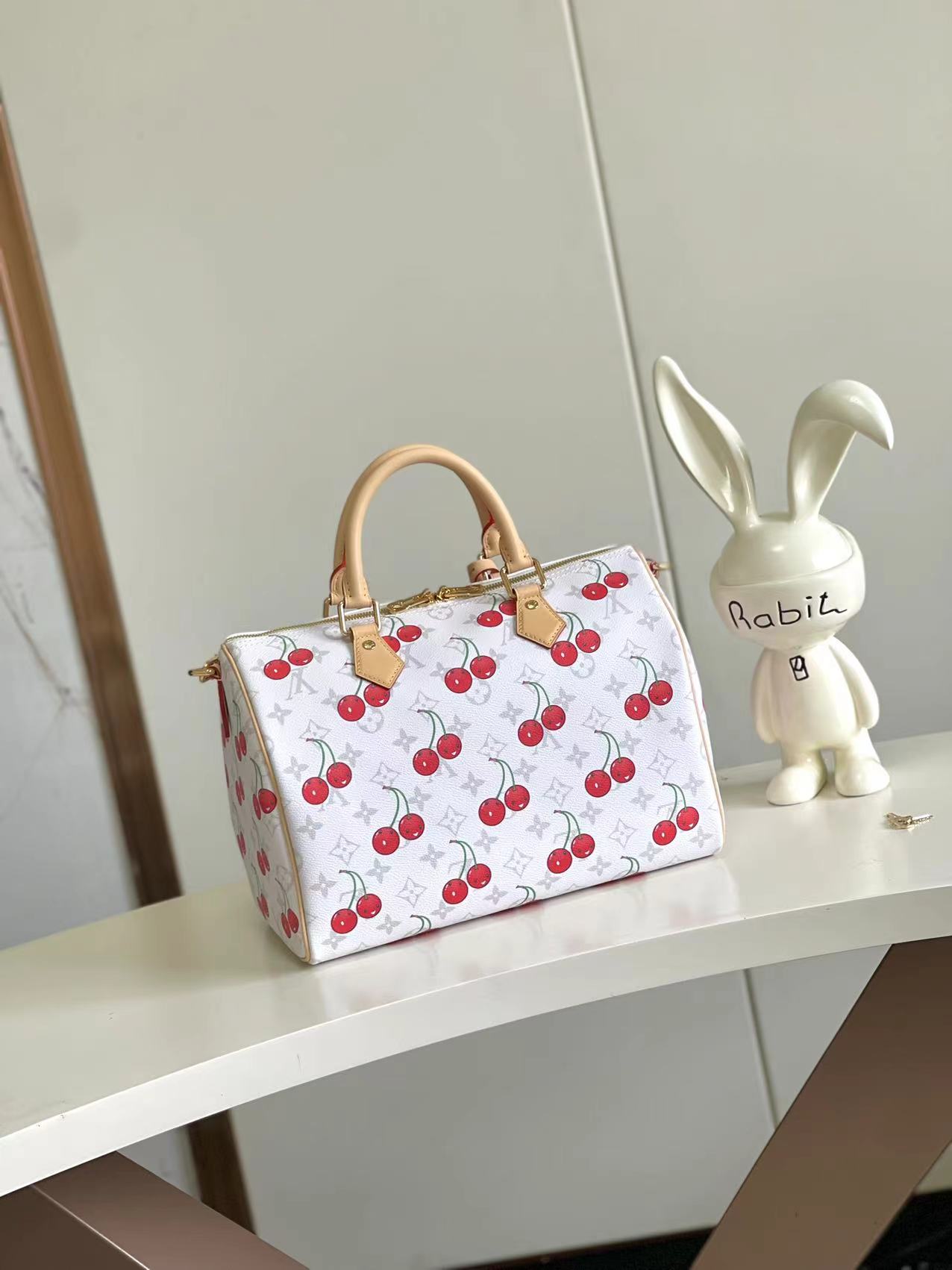Lv X Tm Speedy Soft Bandoulière 30 Monogram Cherry M14238