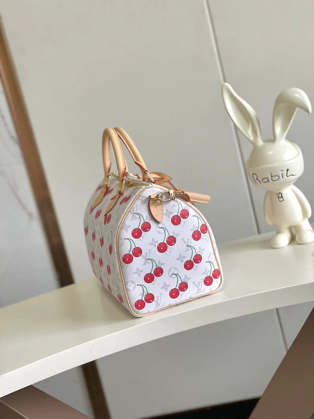 Lv X Tm Speedy Soft Bandoulière 30 Monogram Cherry M14238