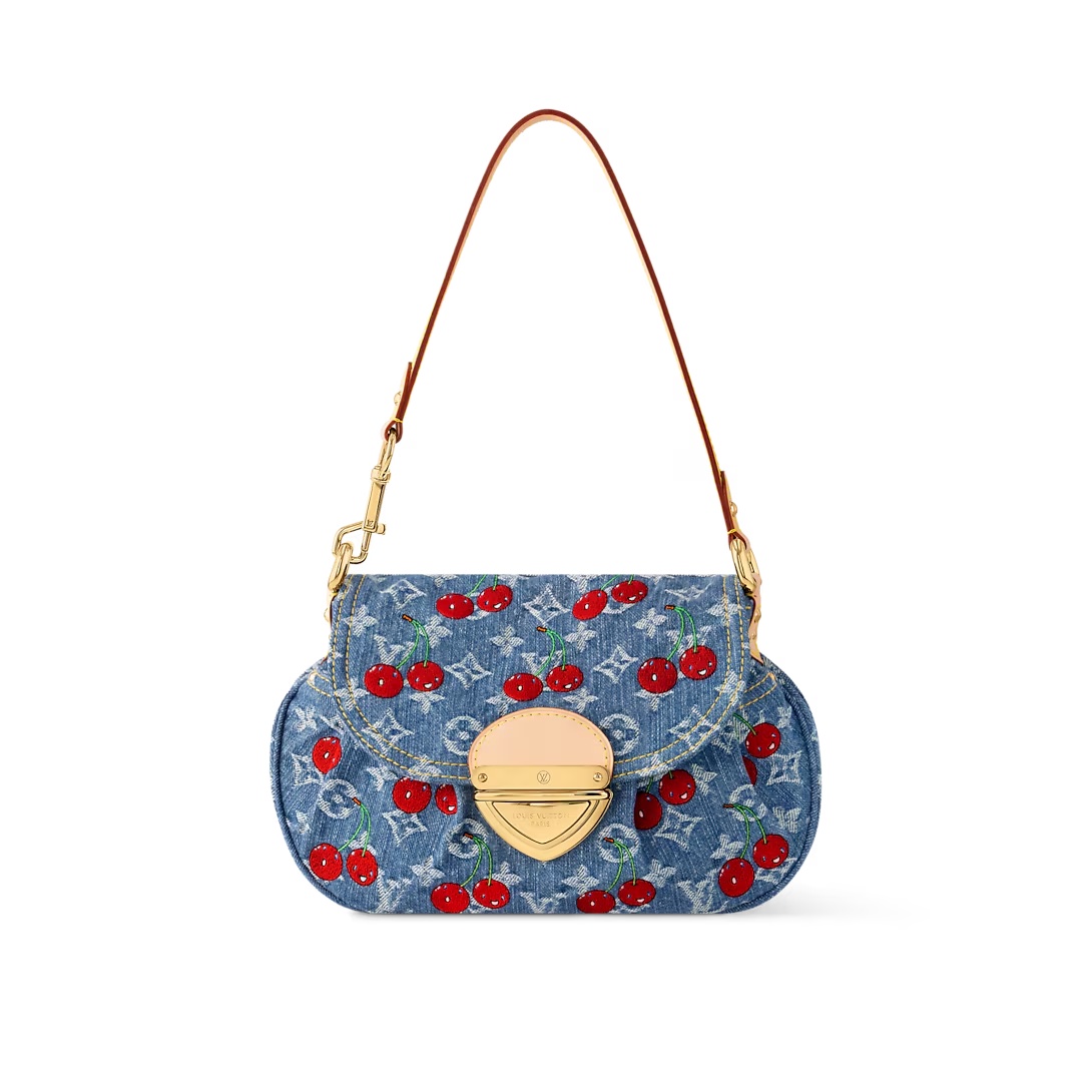 Lv X Tm Sunset Crossbody Bag Monogram Cherry Denim M13680