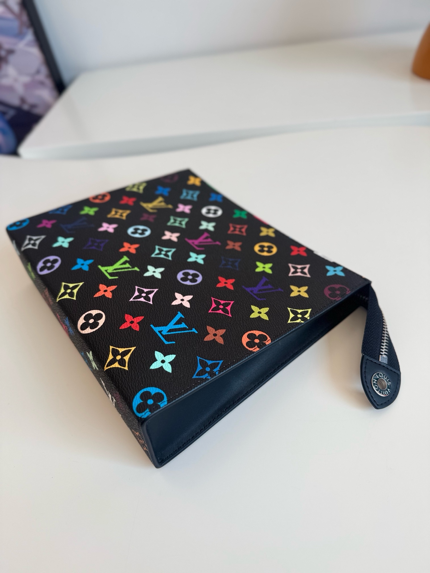 Lv X Tm Toiletry Pouch Multicolored Monogram Black