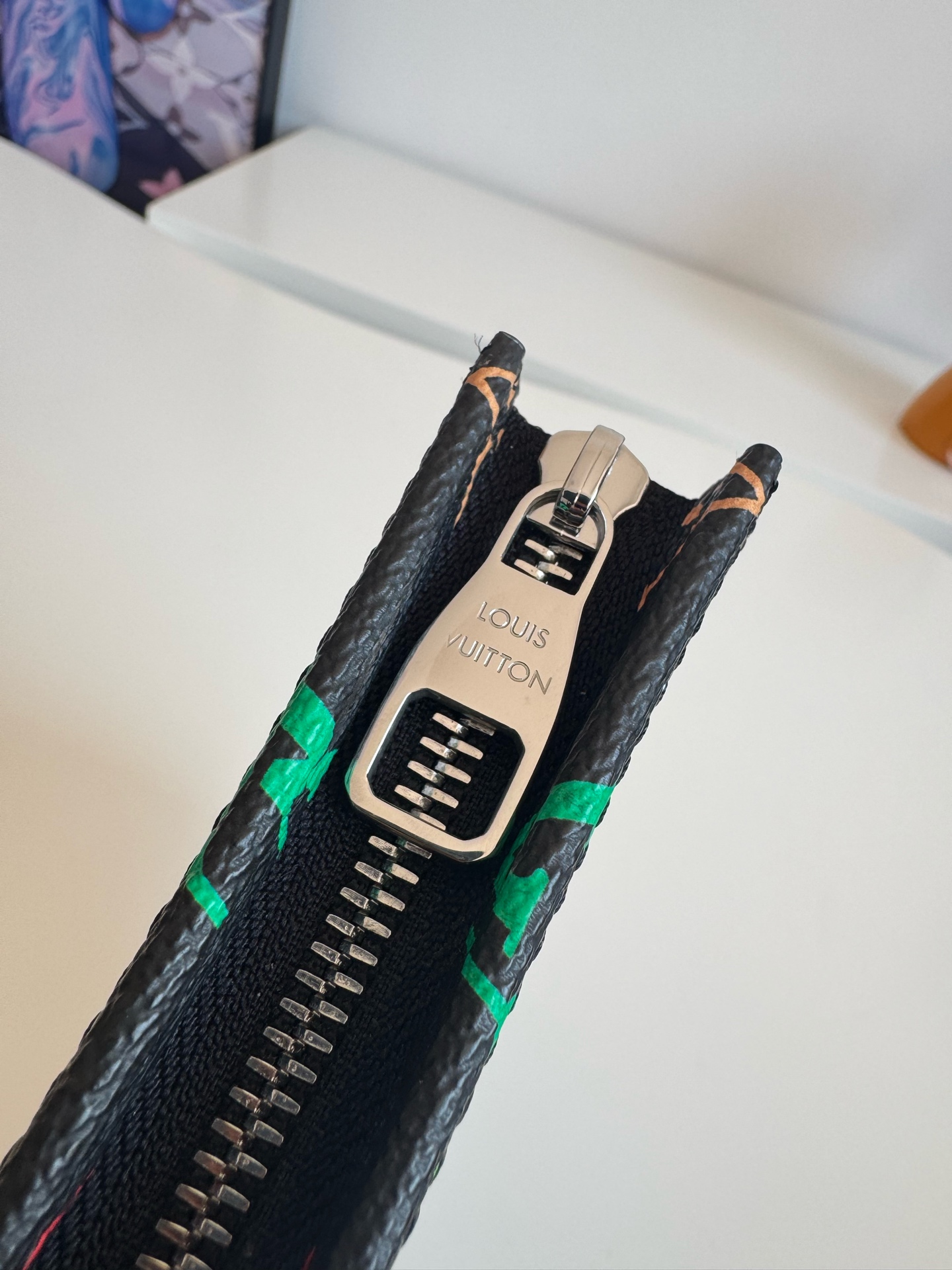 Lv X Tm Toiletry Pouch Multicolored Monogram Black