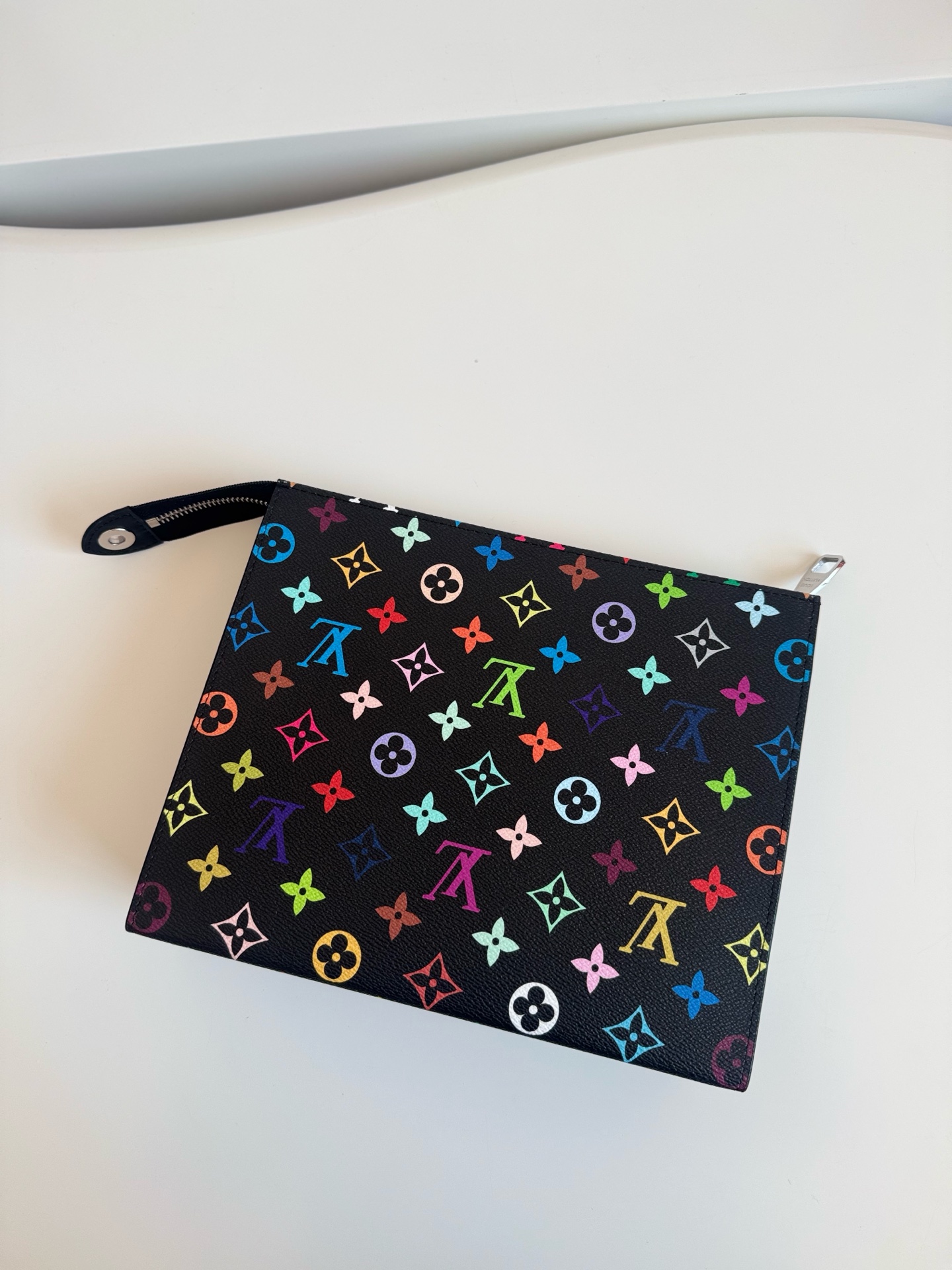 Lv X Tm Toiletry Pouch Multicolored Monogram Black