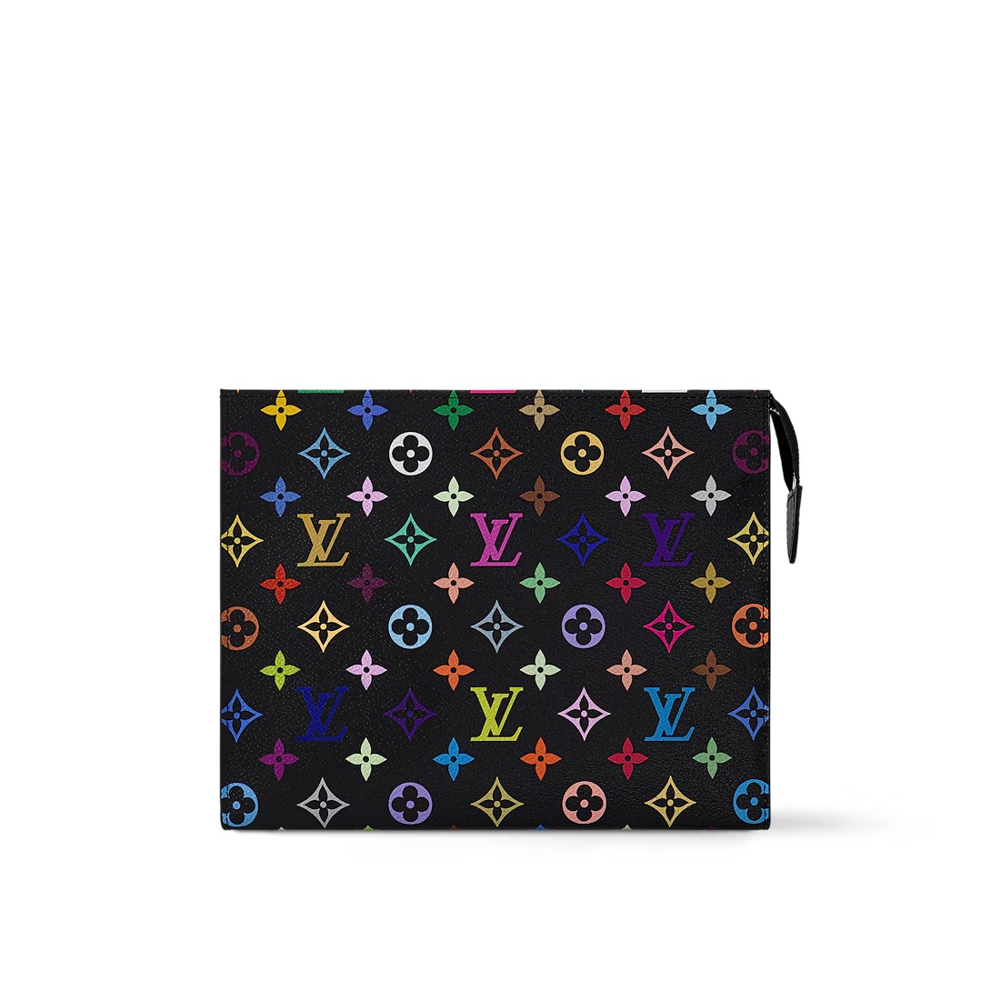 Lv X Tm Toiletry Pouch Multicolored Monogram Black