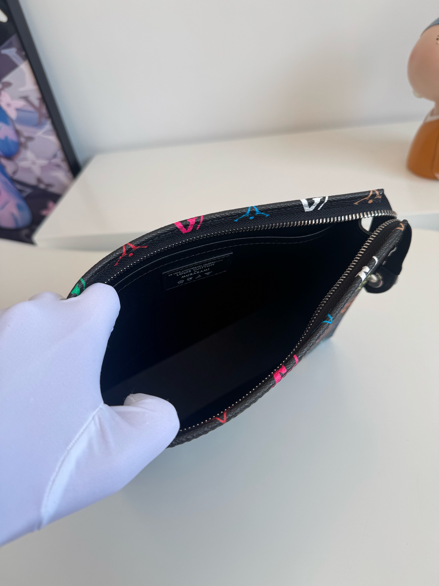 Lv X Tm Toiletry Pouch Multicolored Monogram Black