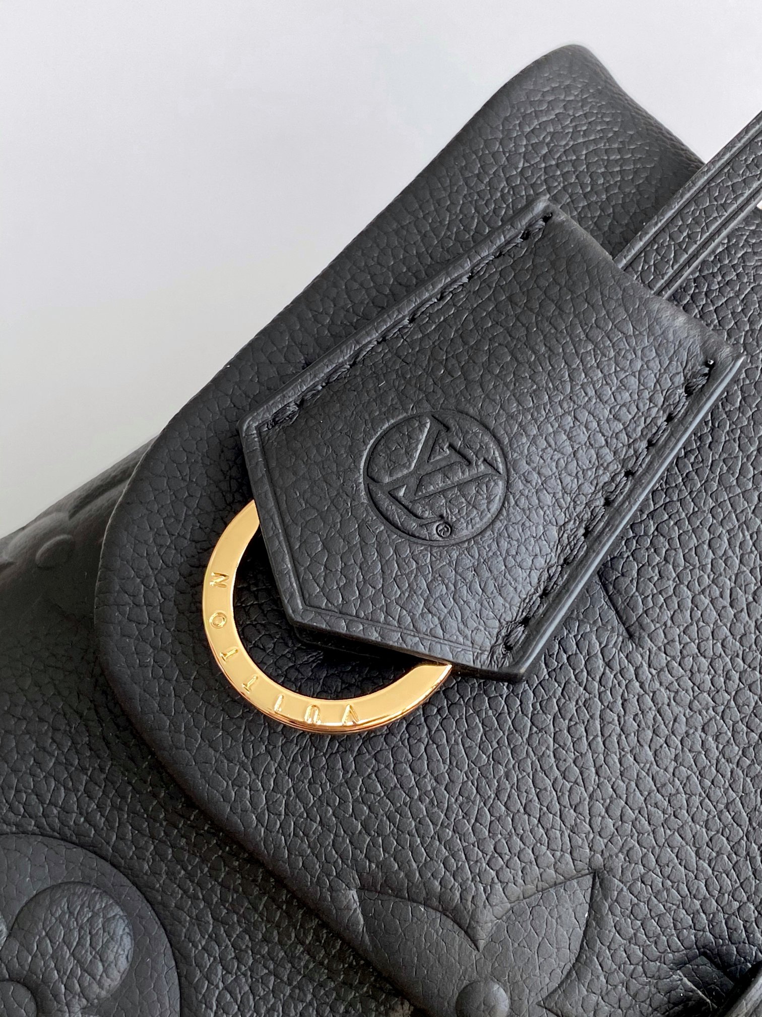 Madeleine Bb Handbag Monogram Empreinte Leather Black M45977
