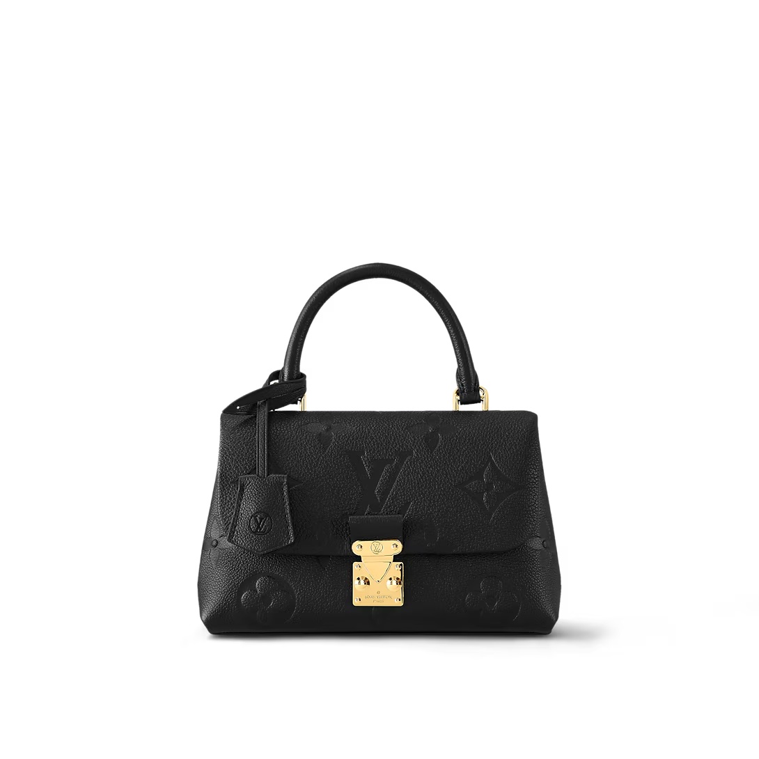 Madeleine Bb Handbag Monogram Empreinte Leather Black M45977