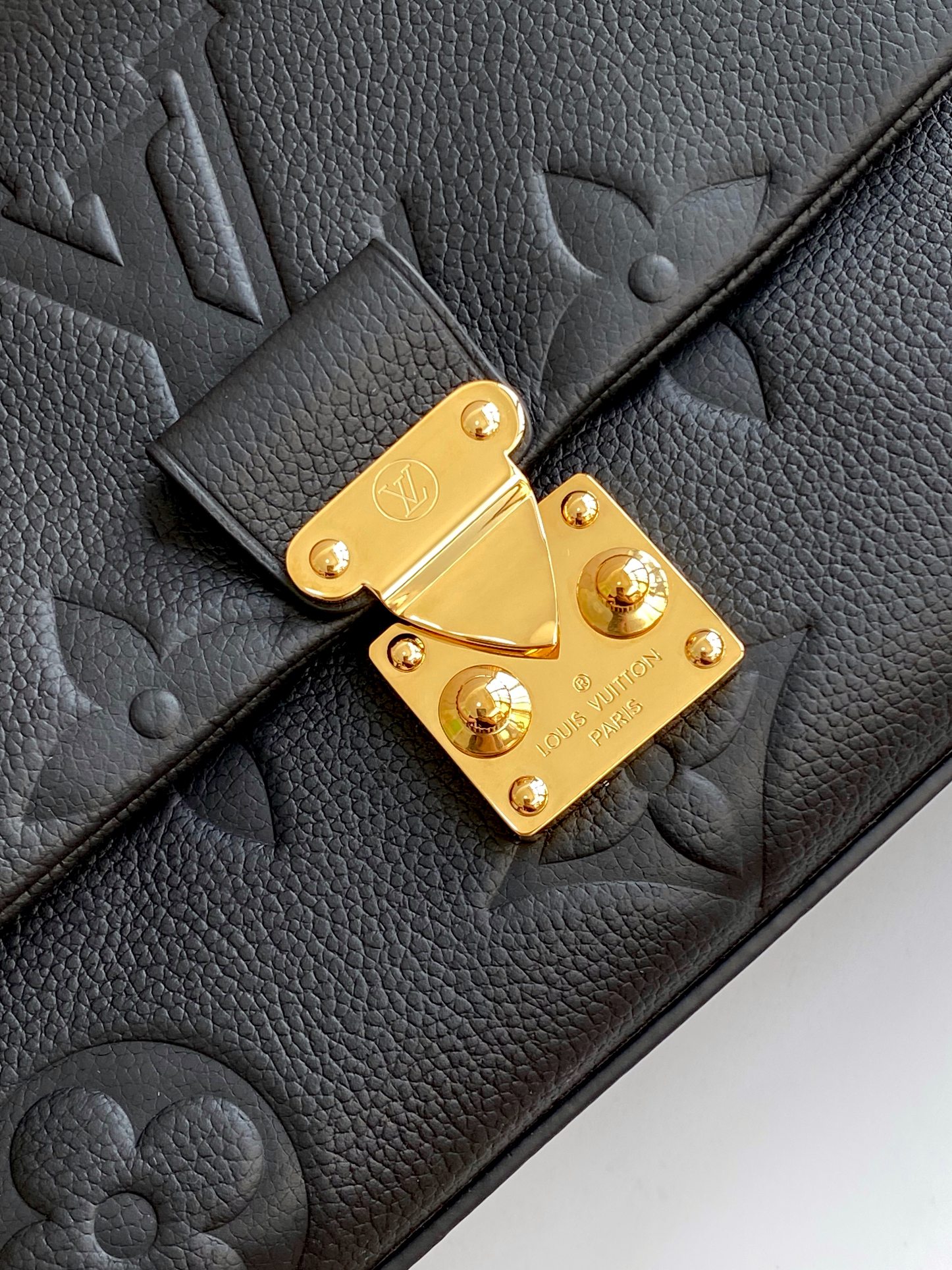 Madeleine Bb Handbag Monogram Empreinte Leather Black M45977