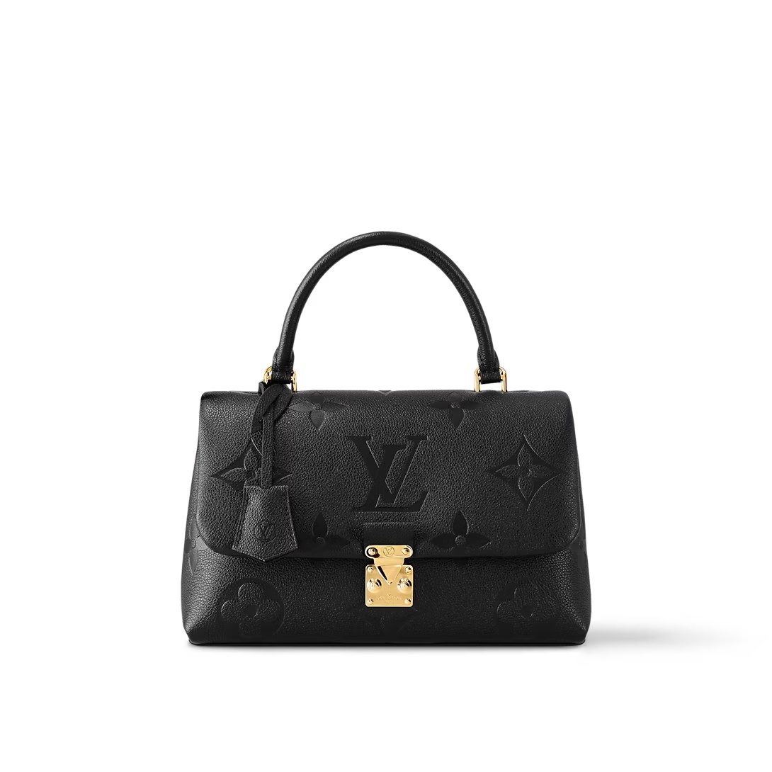 Madeleine Mm Handbag Monogram Empreinte Leather Black M45976