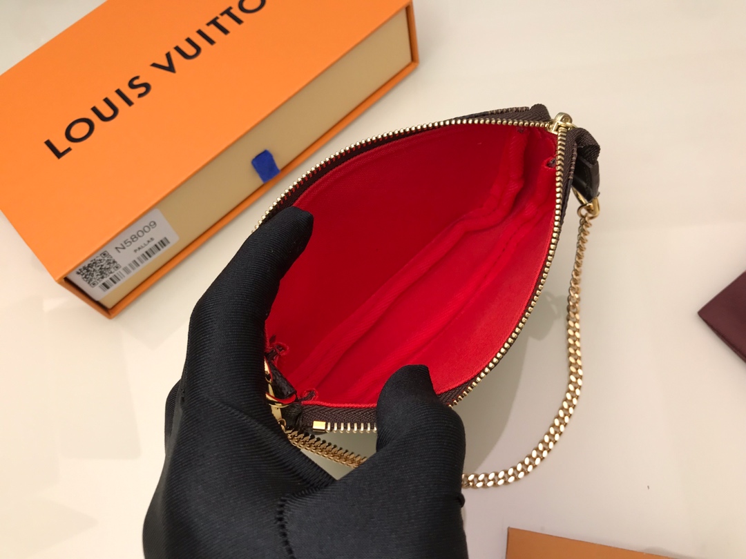 Mini Pochette Accessoires Bag Damier Ebene N58009