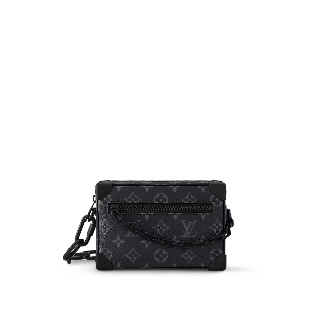 Mini Soft Trunk Bag Black Monogram Monogram Eclipse M44735