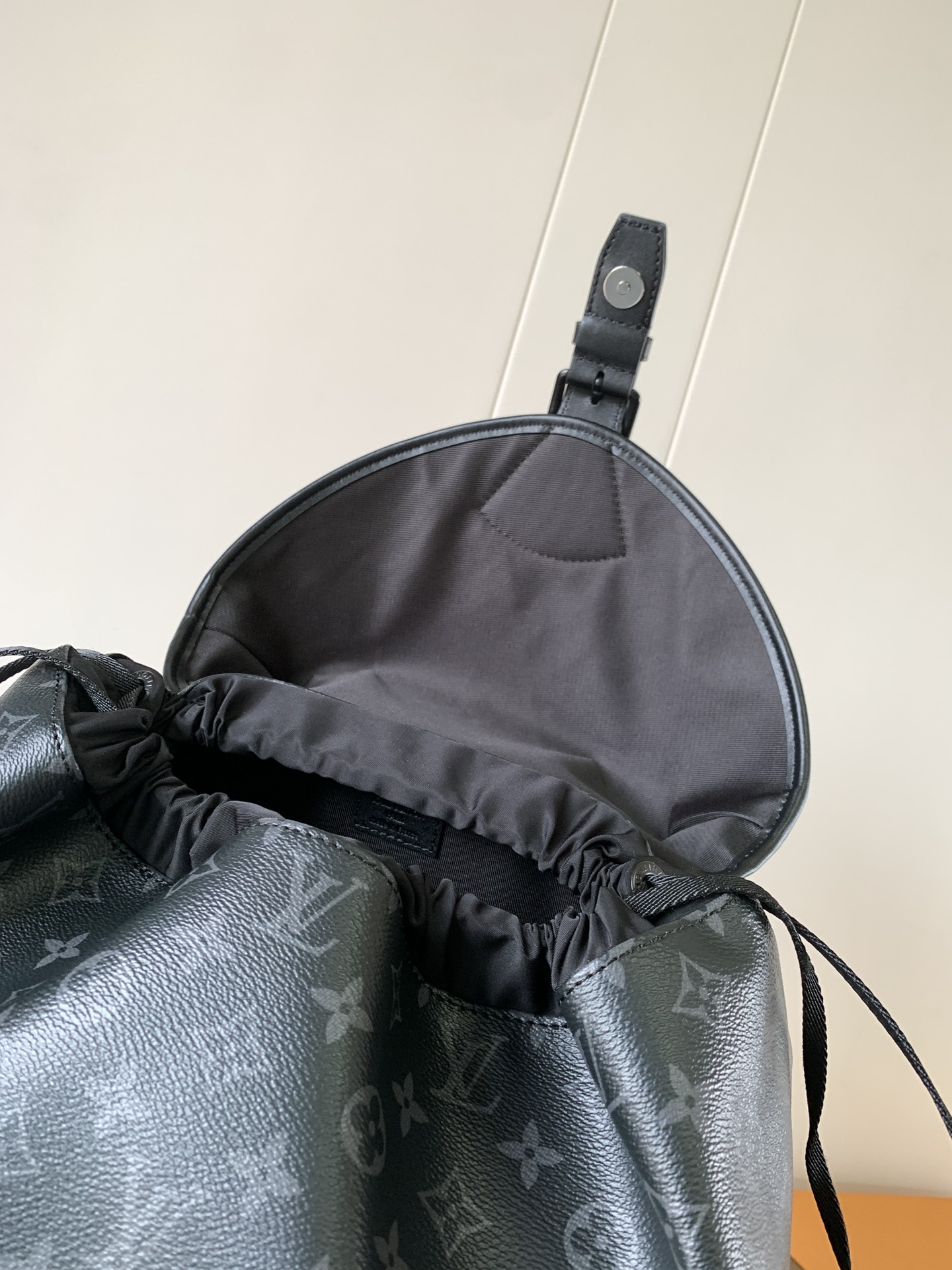 Montsouris Backpack Black Monogram Eclipse M46683