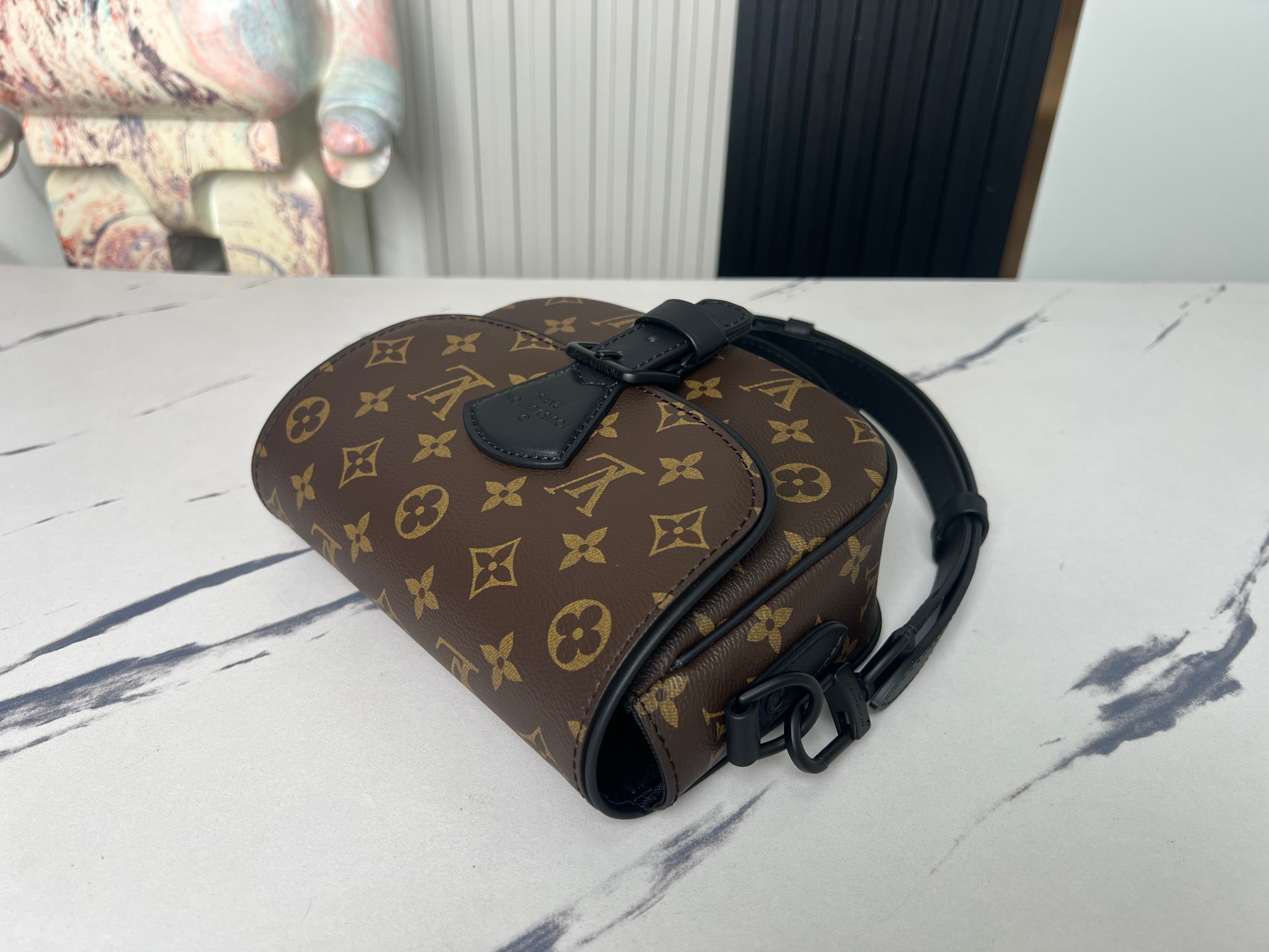 Montsouris Messenger Pm? Monogram Macassar M47060