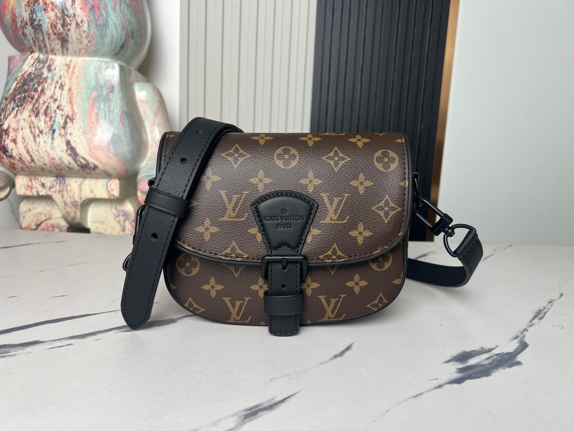Montsouris Messenger Pm? Monogram Macassar M47060