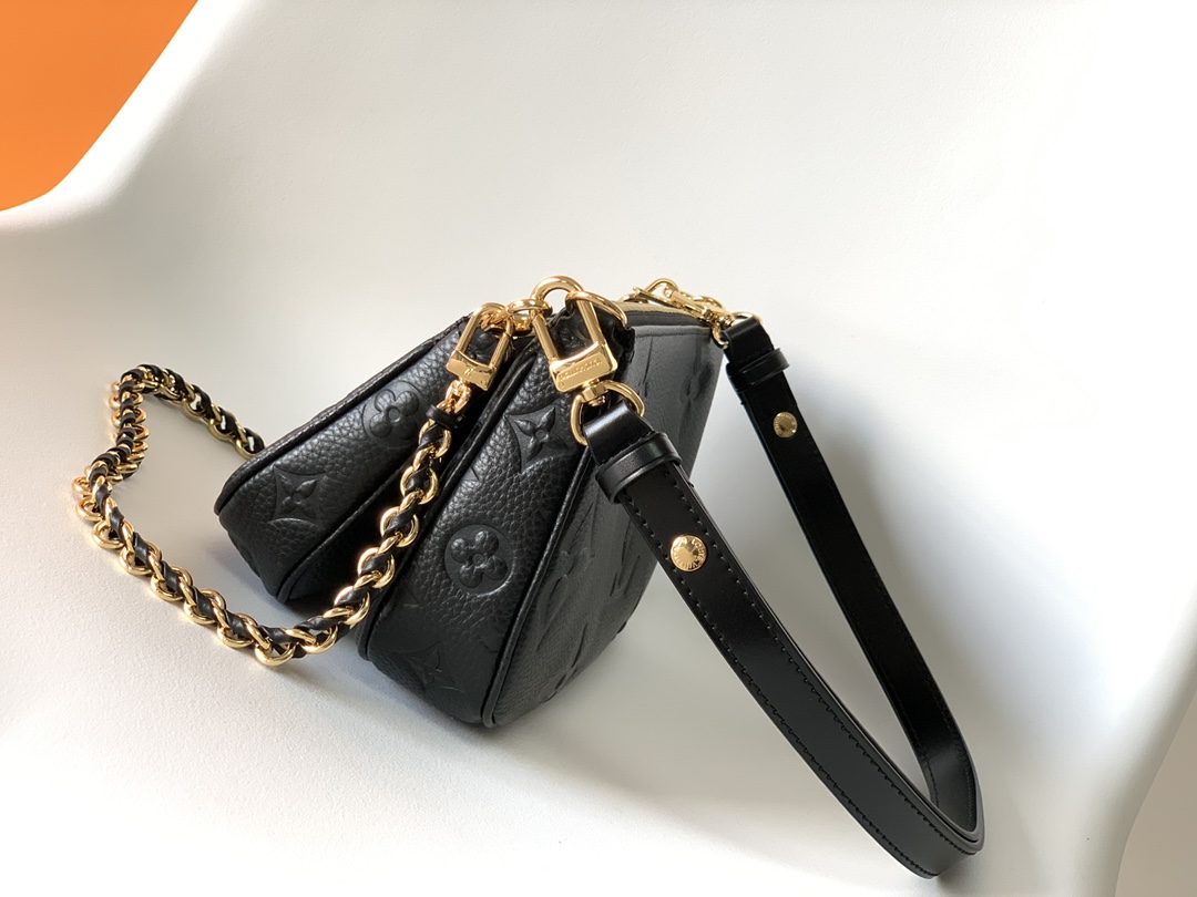 Multi Pochette Accessoires Monogram Empreinte Leather Black M80399
