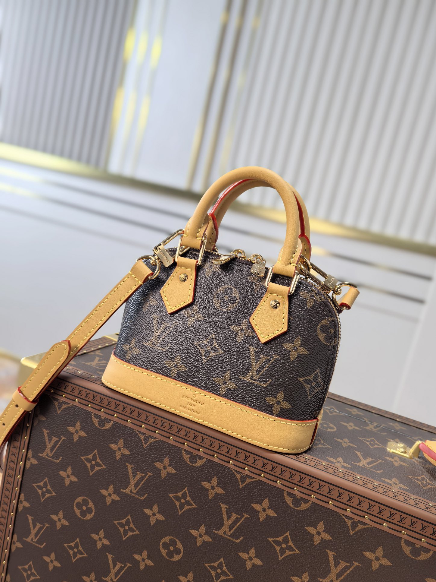 Nano Alma Handbags Monogram M82717