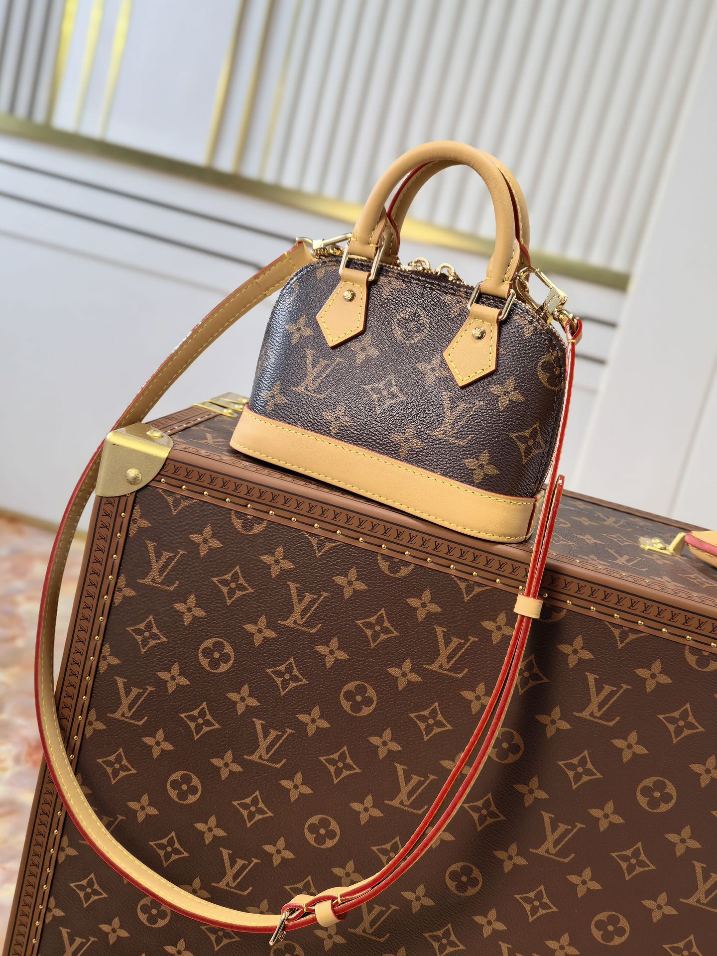 Nano Alma Handbags Monogram M82717