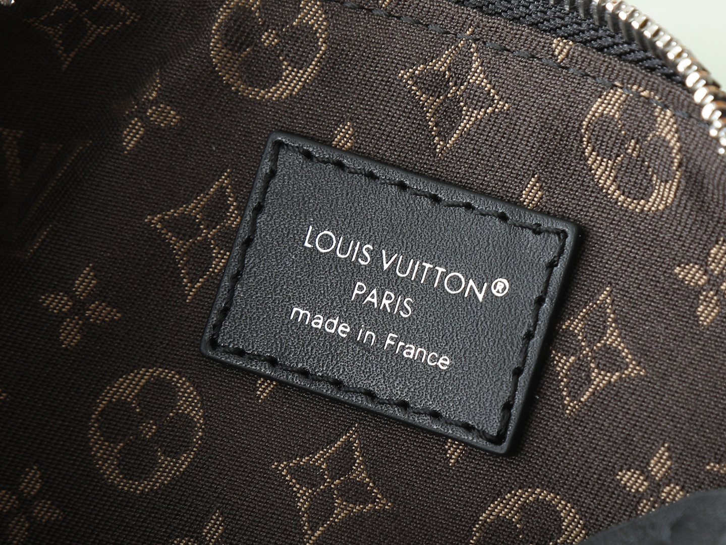 Nano Lv Biker Bag Black Lambskin M14623