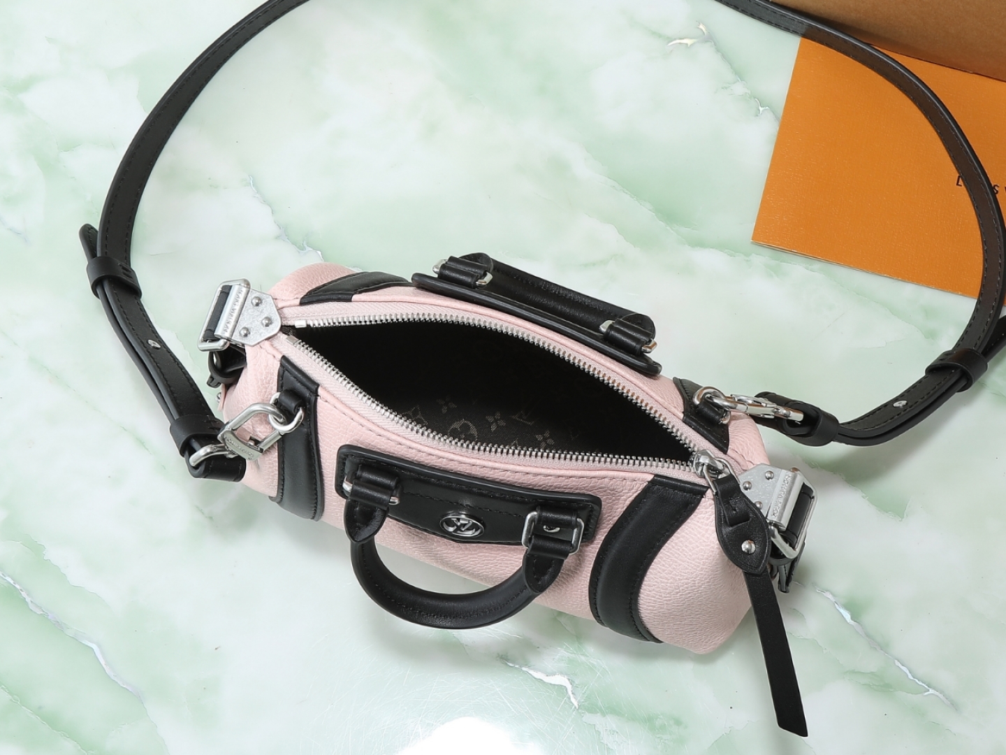 Nano Lv Biker Bag Jasmin Ros Lambskin M25566