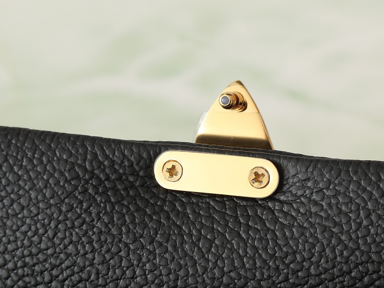 Nano Madeleine Handbag Monogram Empreinte Leather Black M12144
