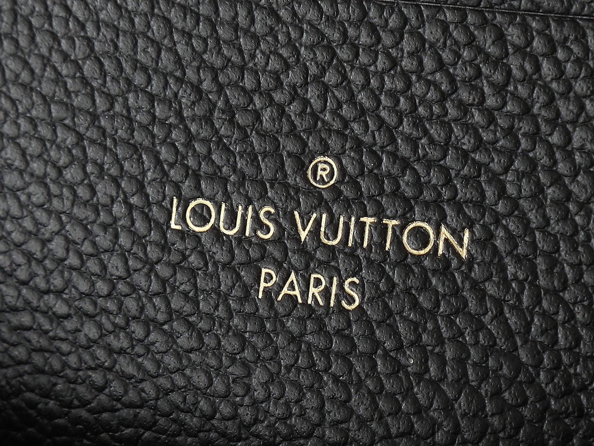 Nano Madeleine Handbag Monogram Empreinte Leather Black M12144