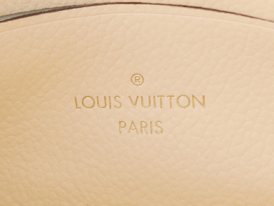 Nano Madeleine Handbag Monogram Empreinte Leather Cream M12145