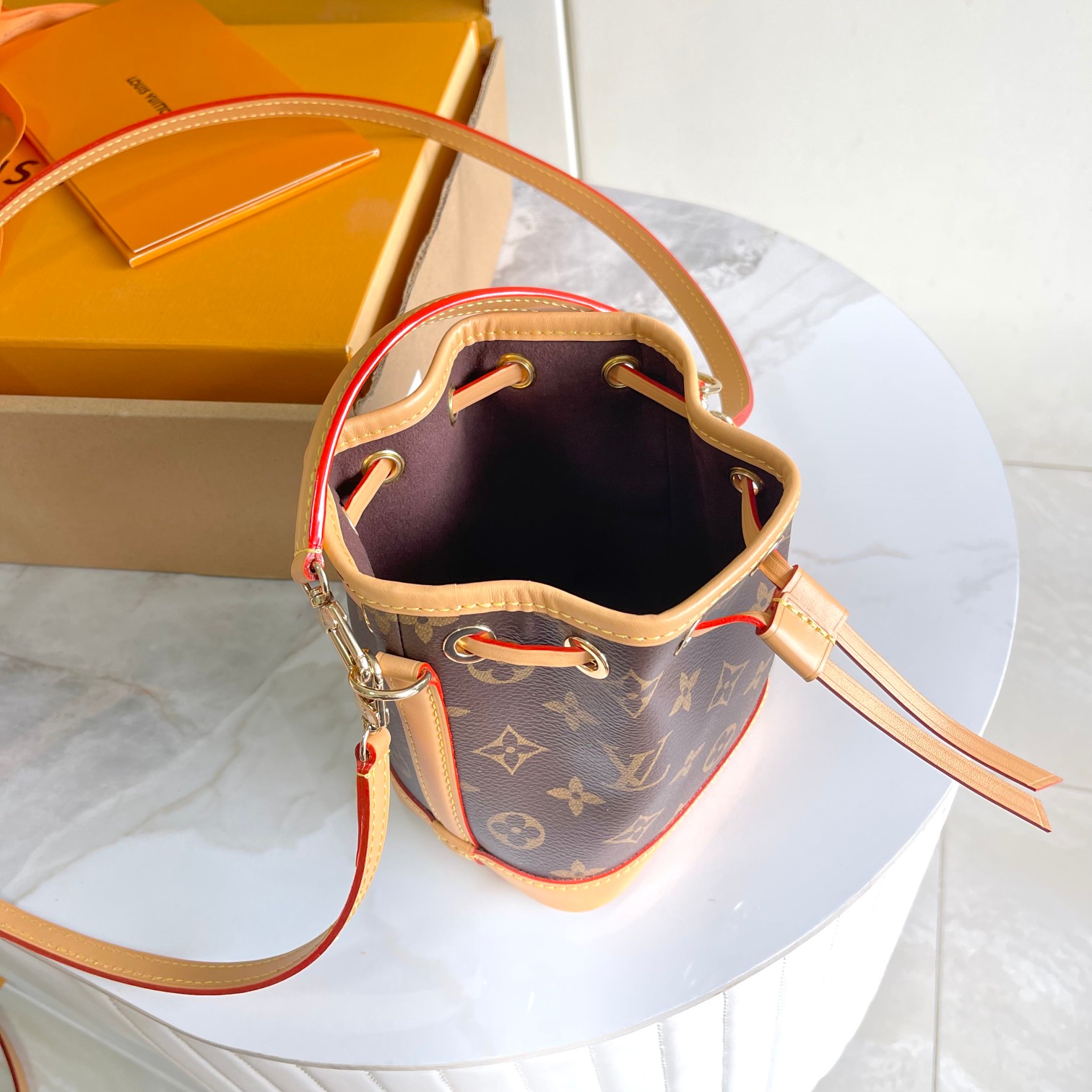 Nano Noé Bucket Bag Monogram M81266