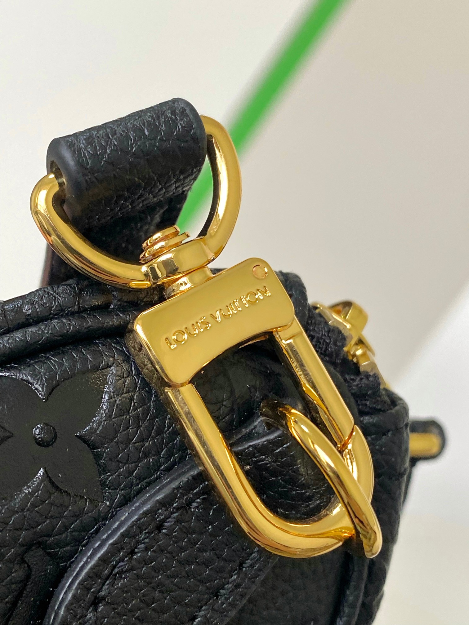 Nano Speedy Monogram Empreinte Leather Bag Black M81085