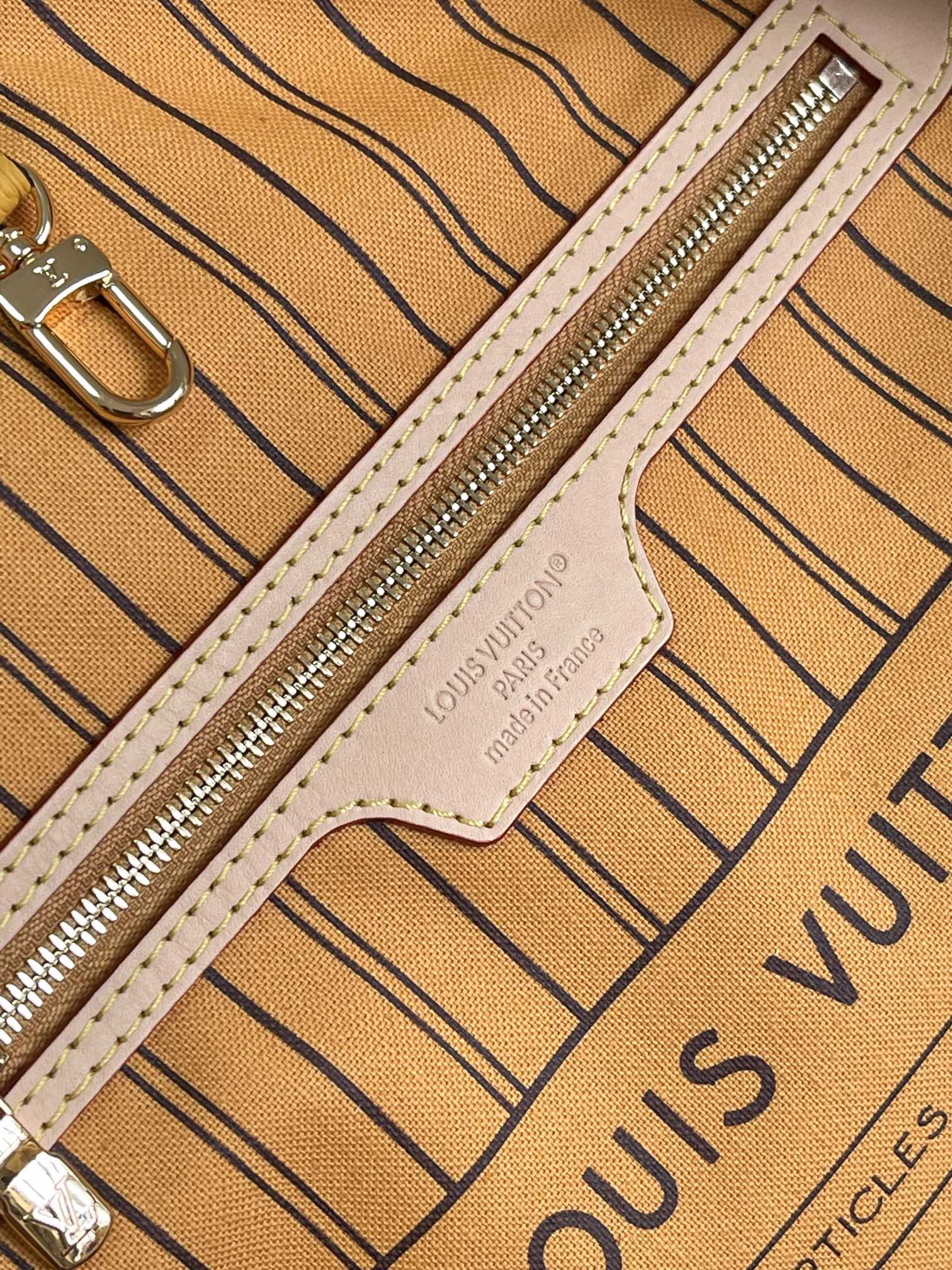 Neverfull Bandoulière Inside Out Mm Jaune M12779