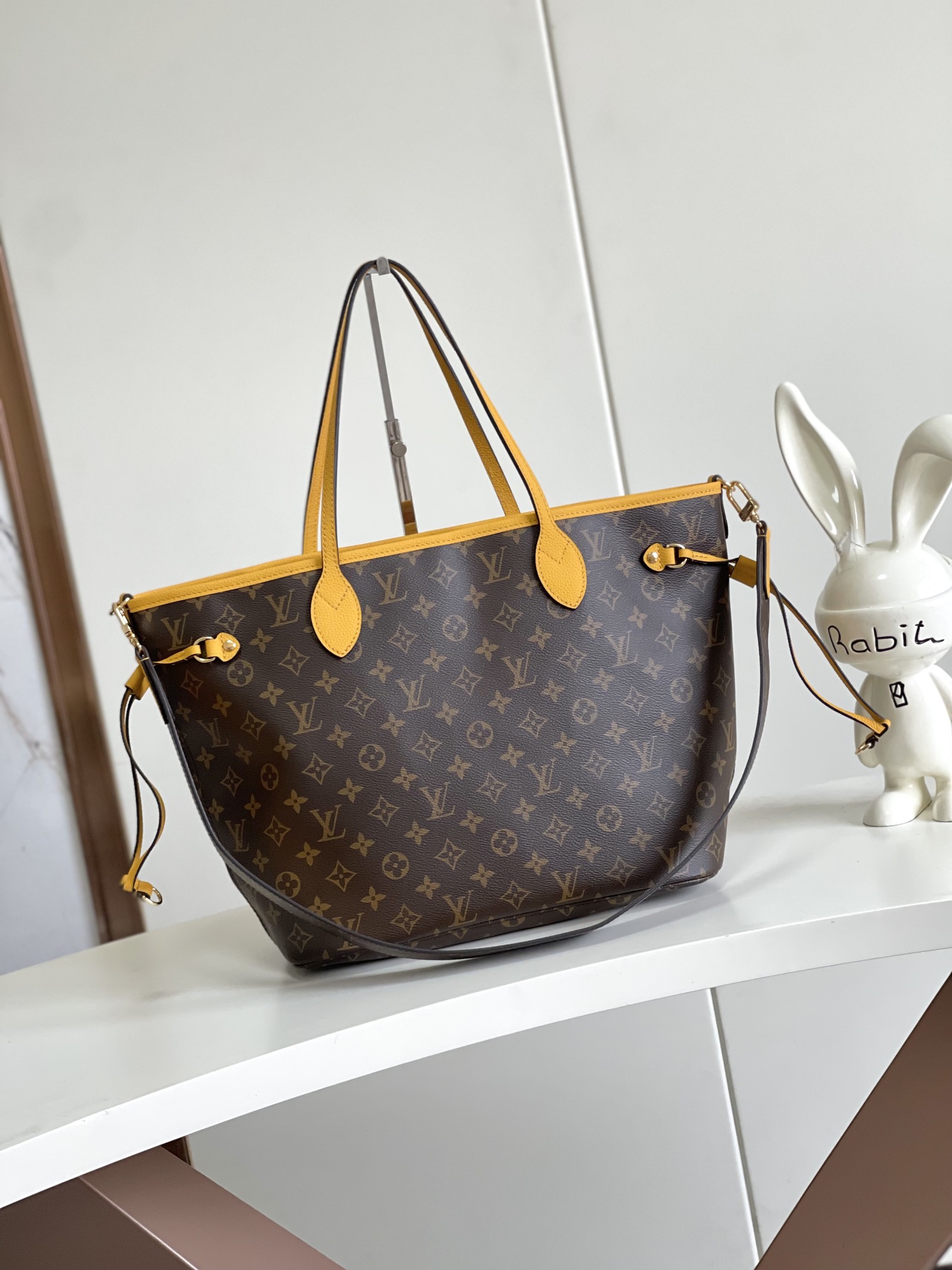 Neverfull Bandoulière Inside Out Mm Jaune M12779