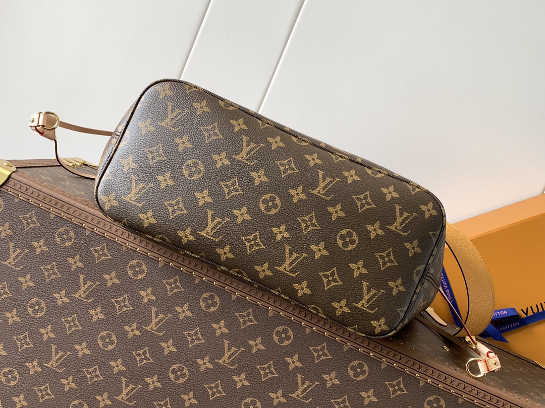 Neverfull Bandoulière Inside Out Mm Monogram Jaune Safran Reversible M11947