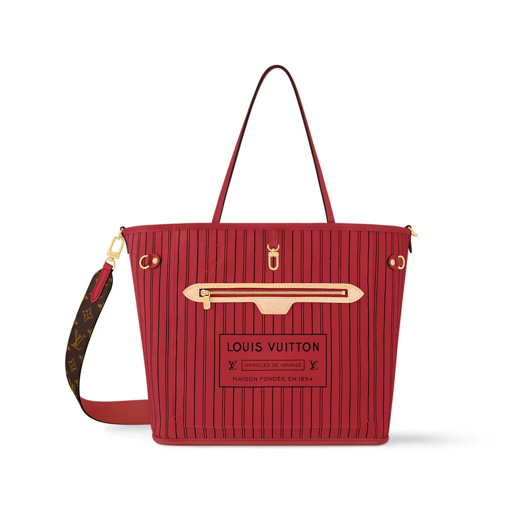 Neverfull Bandoulière Inside Out Mm Rouge M12708