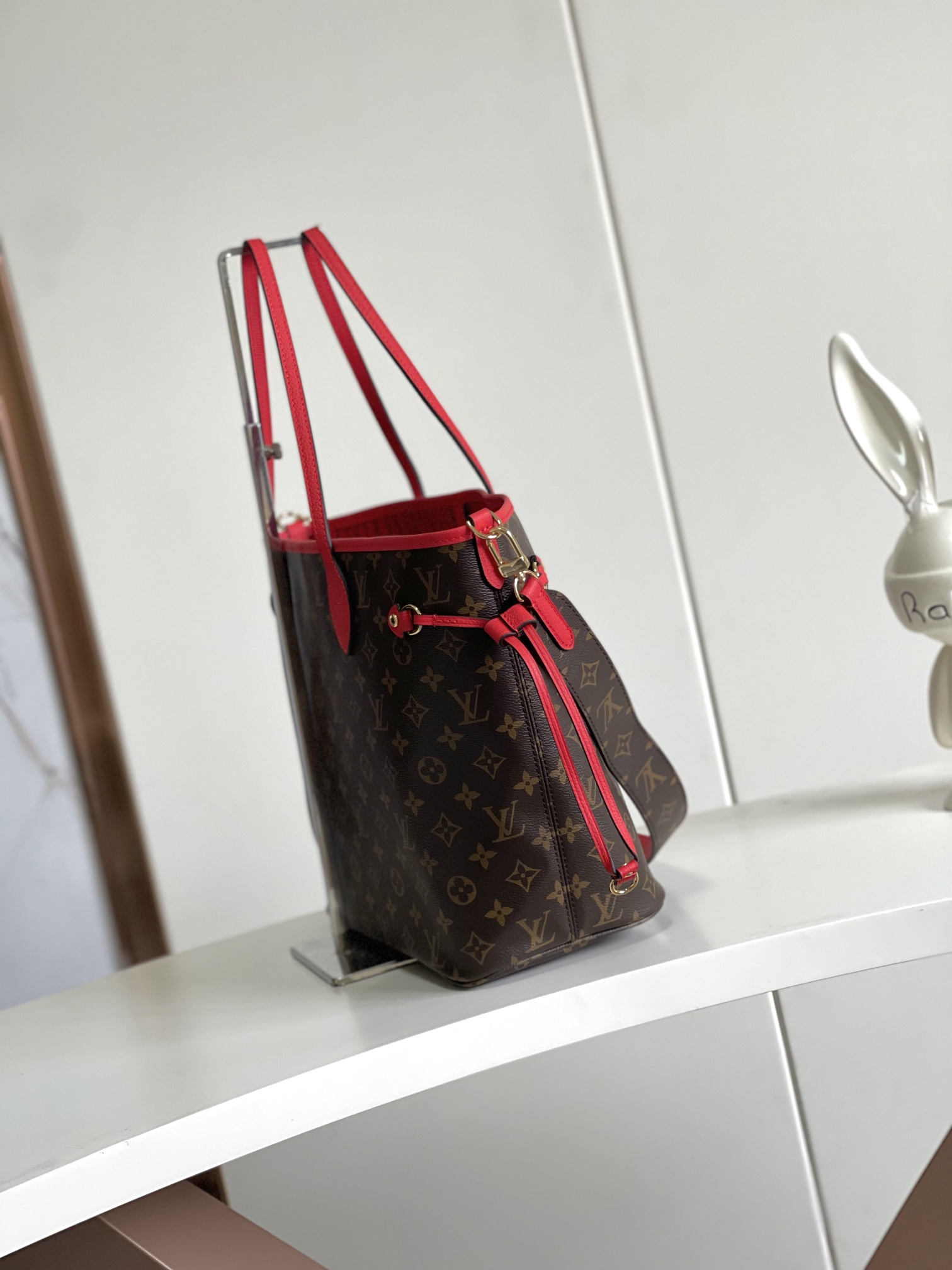 Neverfull Bandoulière Inside Out Mm Rouge M12708