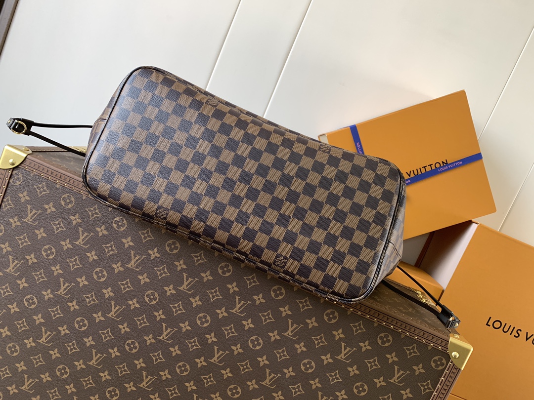 Neverfull Gm Rose Ballerine Pink Damier Ebene Large Size N41602