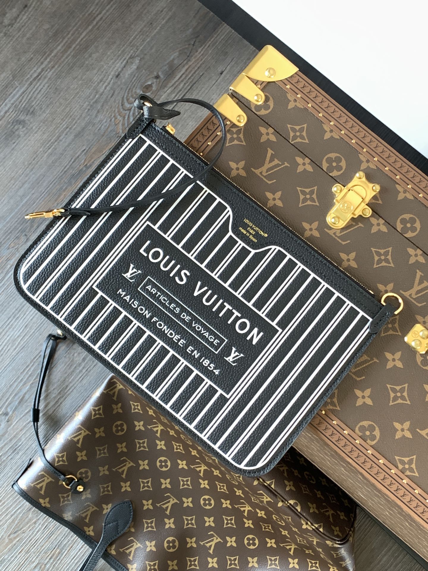 Neverfull Inside Out Mm Black M11946