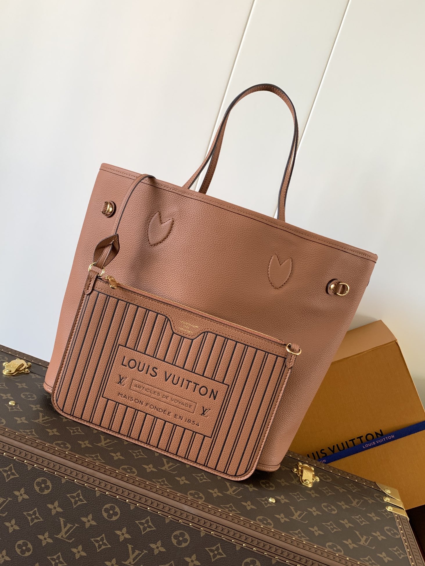 Neverfull Inside Out Mm Tan M12061