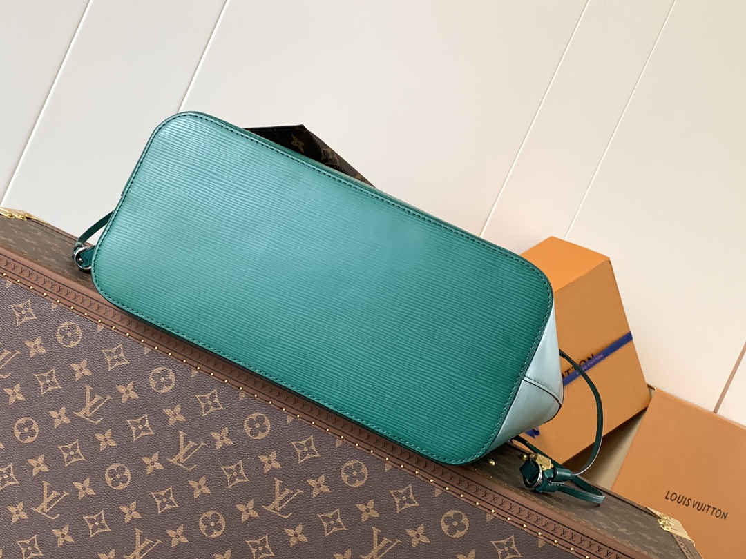 Neverfull Mm Epi Leather Tote Borneo Green M12195