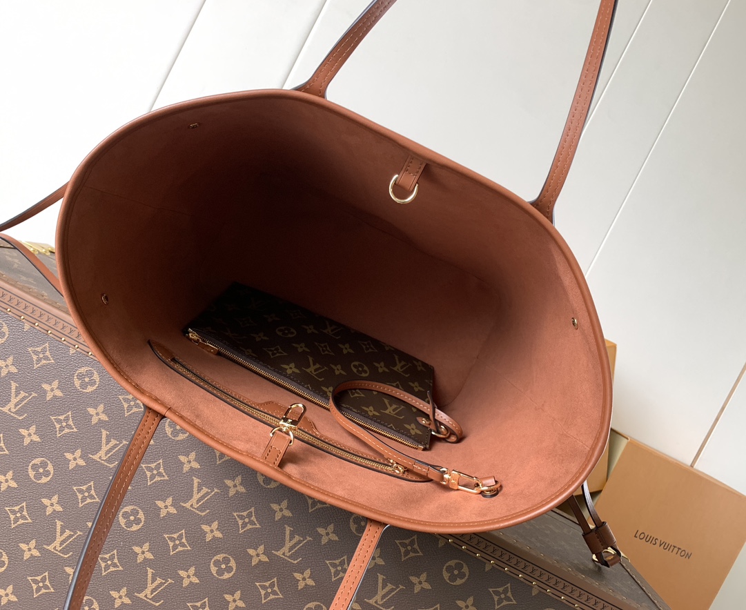 Neverfull Mm Epi Leather Tote Kenyan Fauv M12467