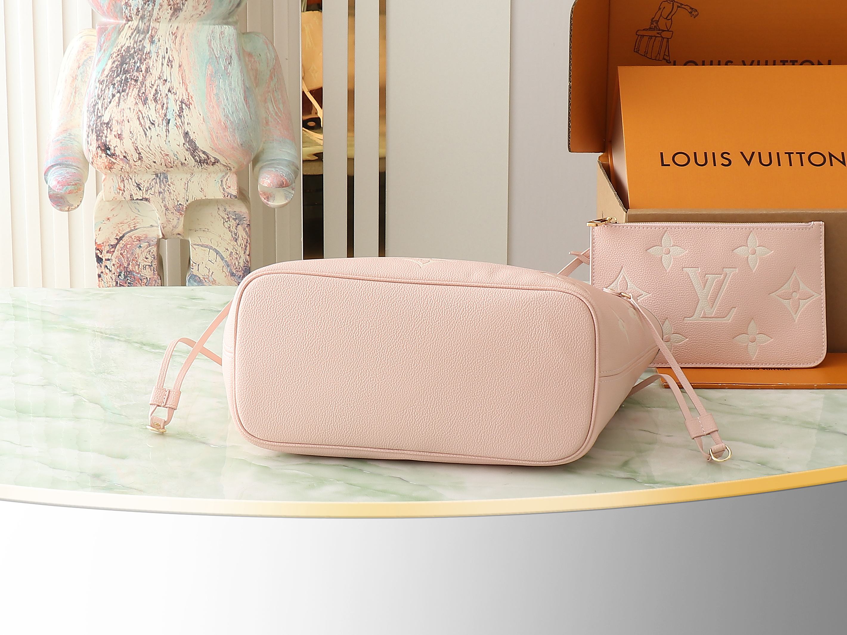 Neverfull Mm Mid Side Two Color Tote Pink / Quartz M14210