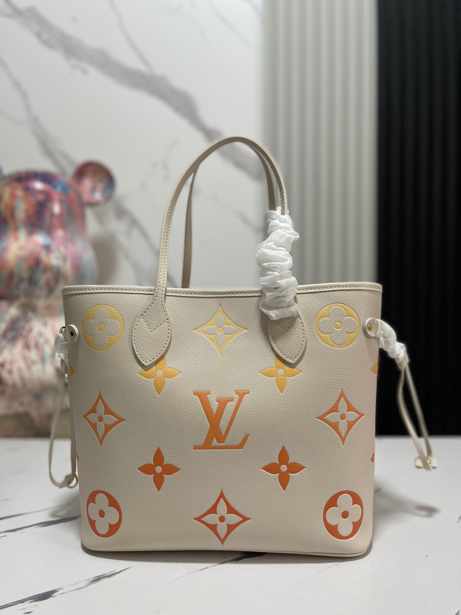 Neverfull Mm Shoulder Bag Monogram Empreinte Leather M46516