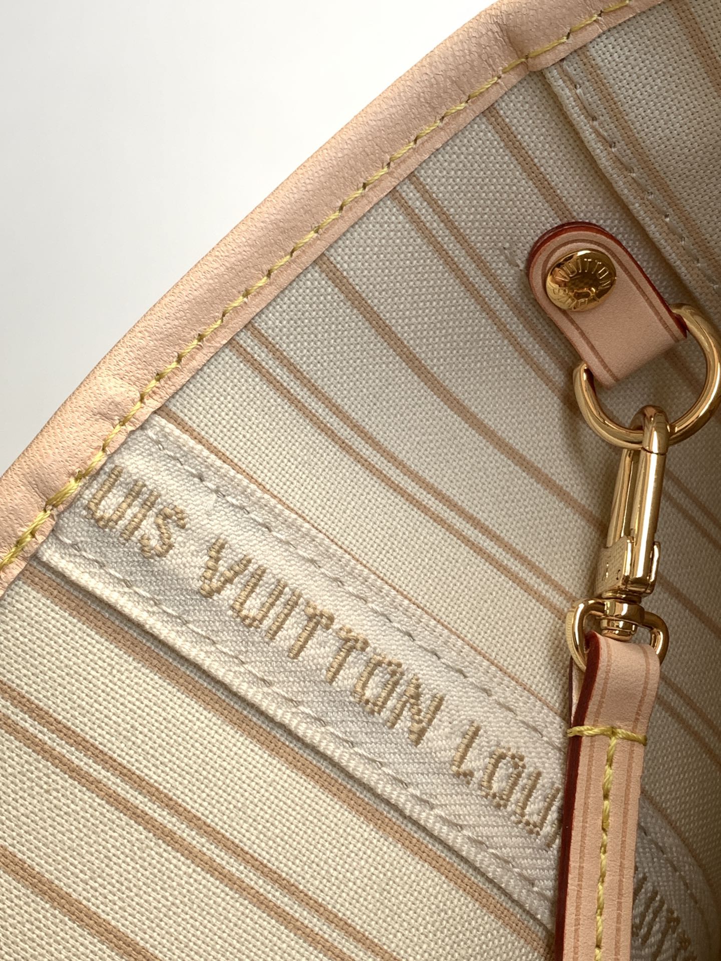 Neverfull Pm Beige Damier Azur Petite Size Tote N41632