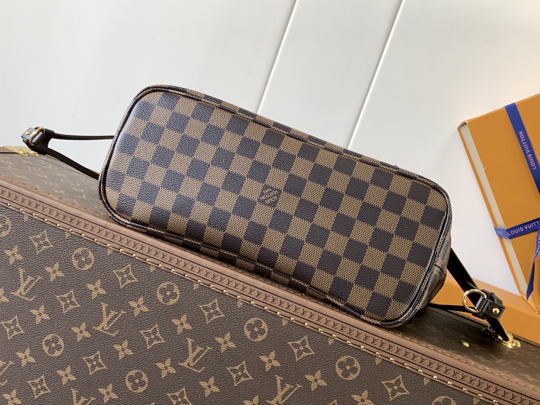 Neverfull Pm Rose Ballerine Pink Damier Ebene Petite Size N41603