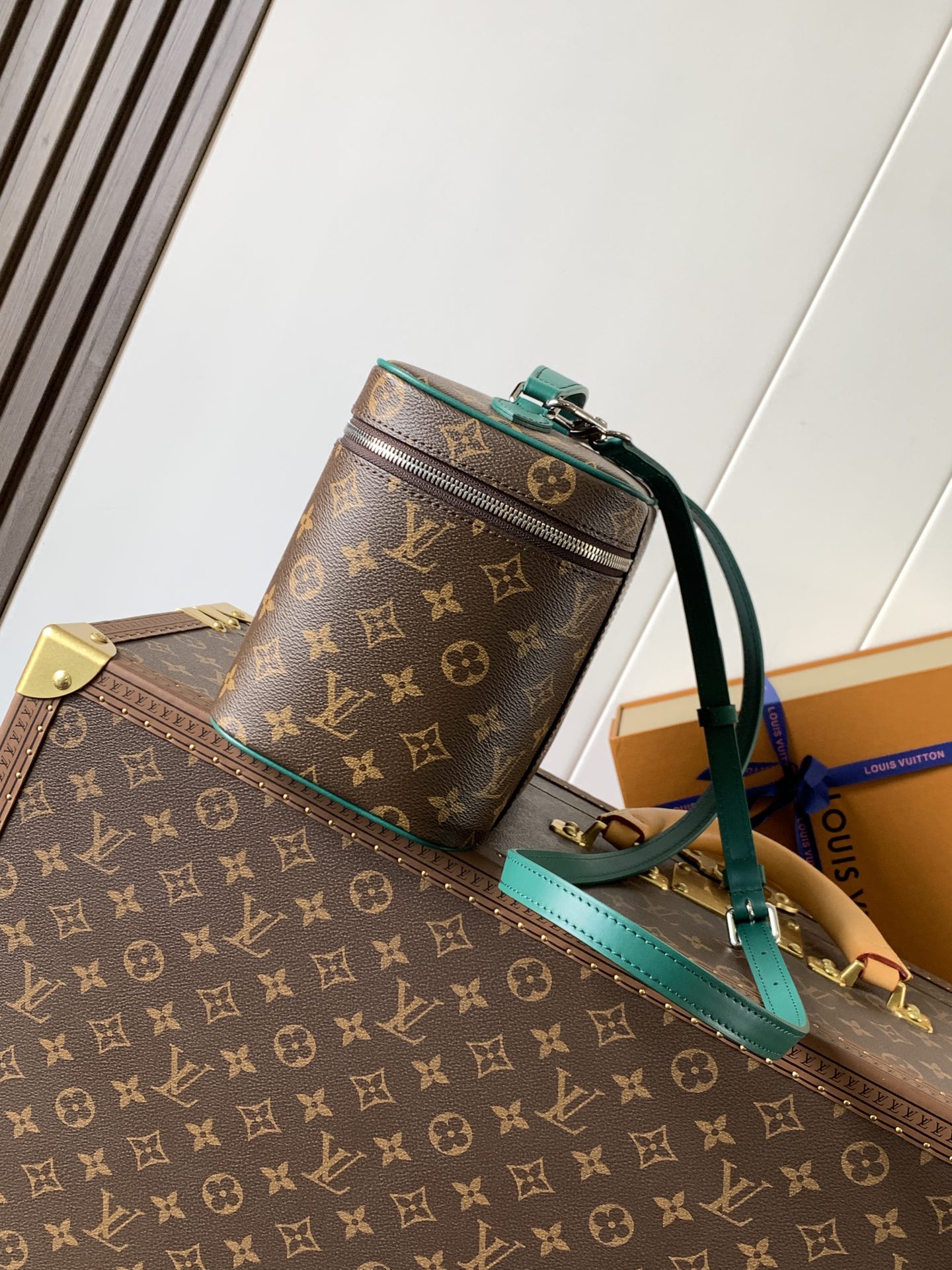 Nice Bb G73 Vanity Bag Borneo Green M12667