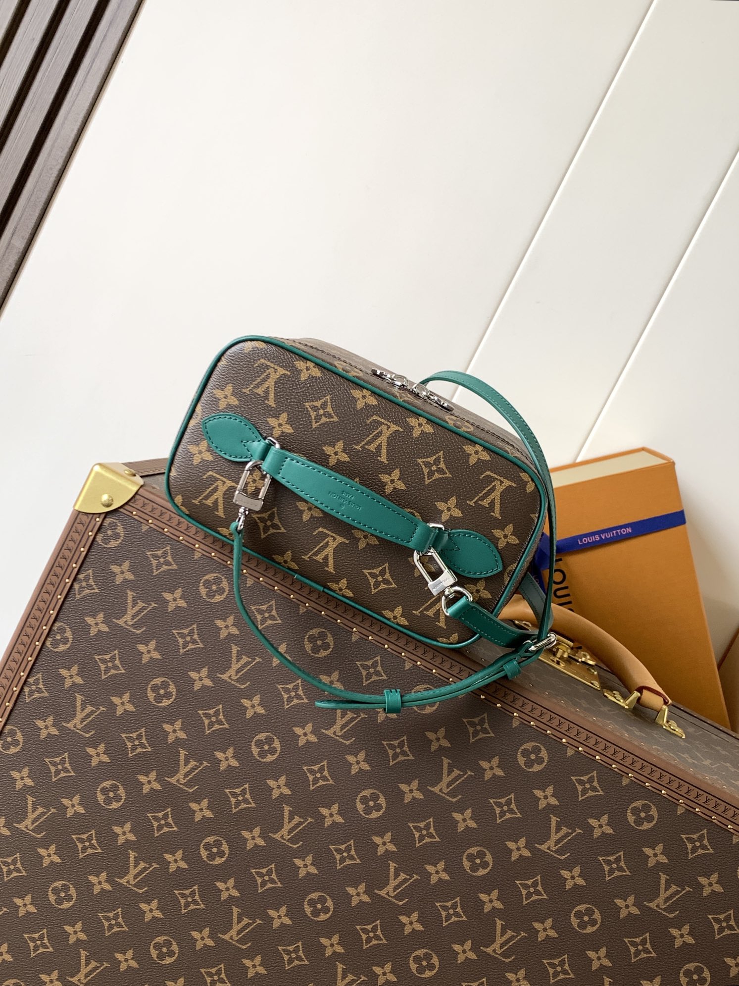 Nice Bb G73 Vanity Bag Borneo Green M12667