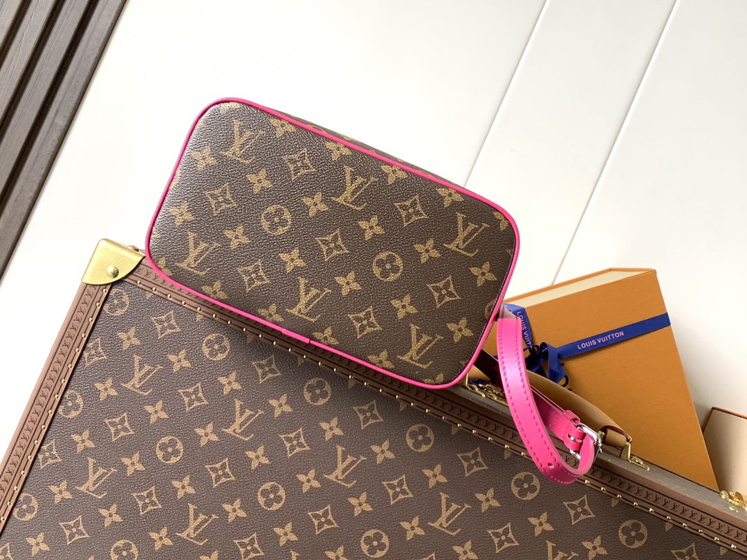 Nice Bb G73 Vanity Bag Monogram Rose Pondichery M14886