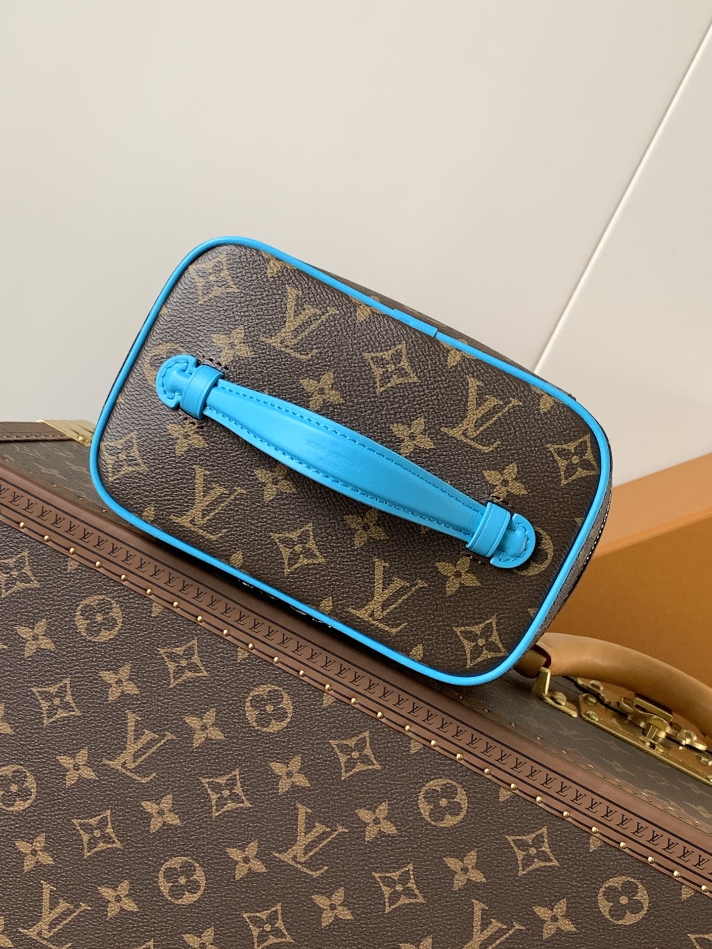 Nice Mini G73 Vanity Bag Gaston Blue M12647