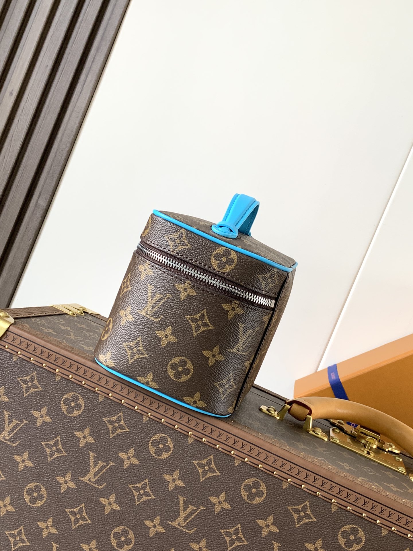 Nice Mini G73 Vanity Bag Gaston Blue M12647