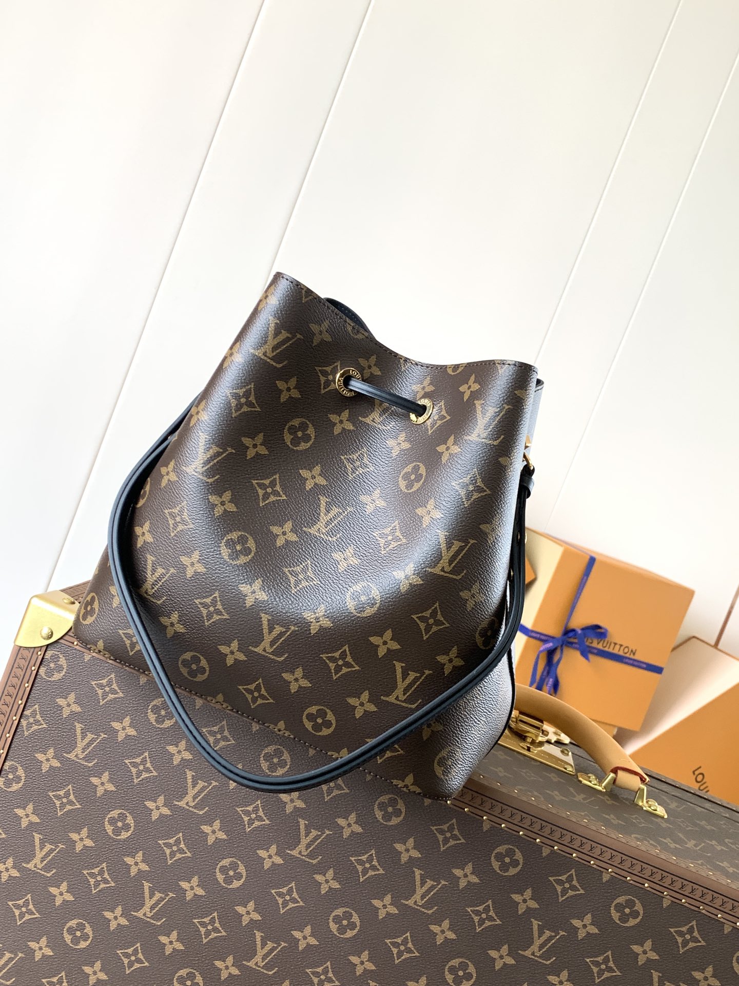 Néonoé Mm Handbags Monogram Black M44020
