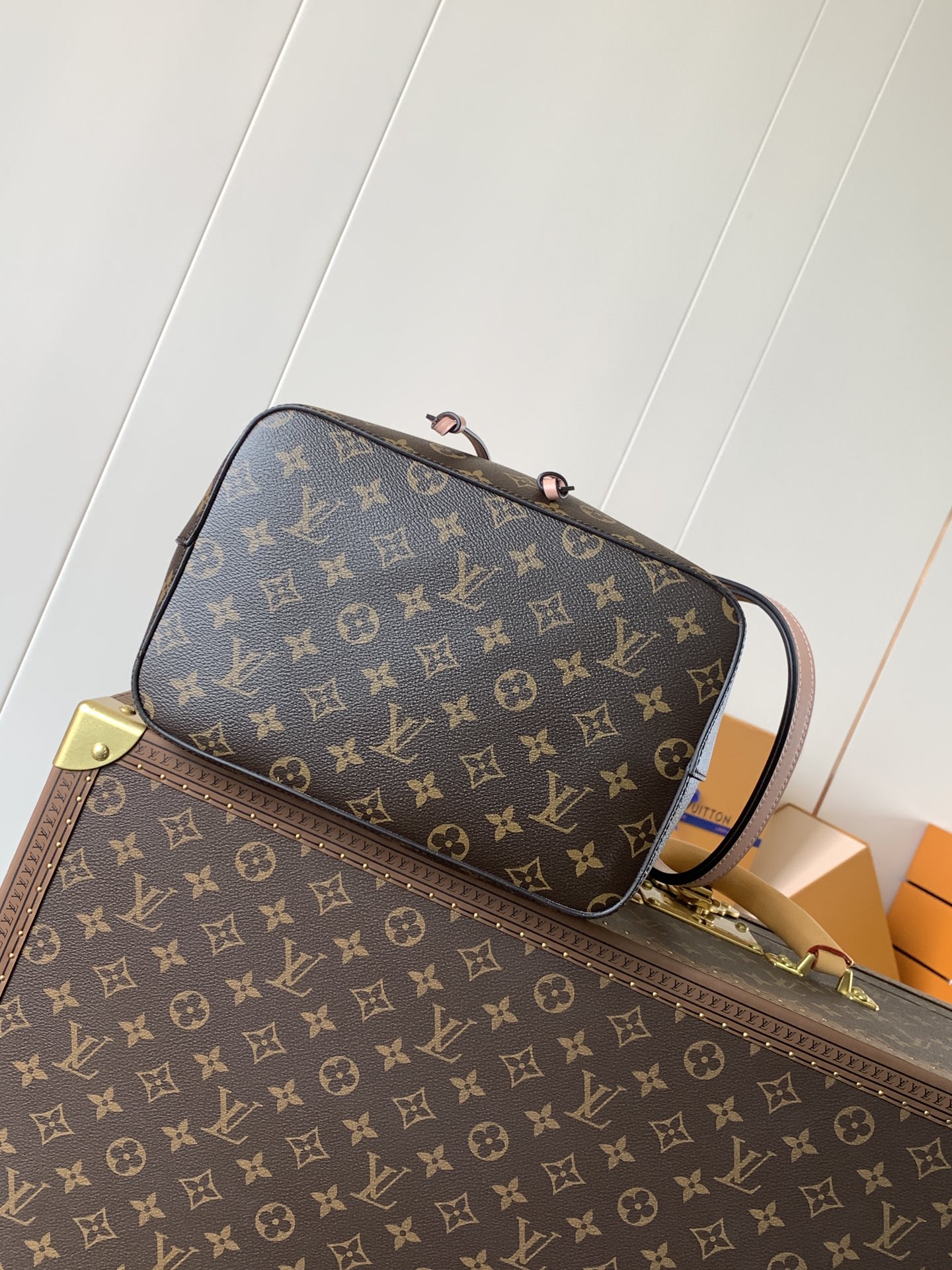 Néonoé Mm Handbags Monogram Rose Poudre M44022
